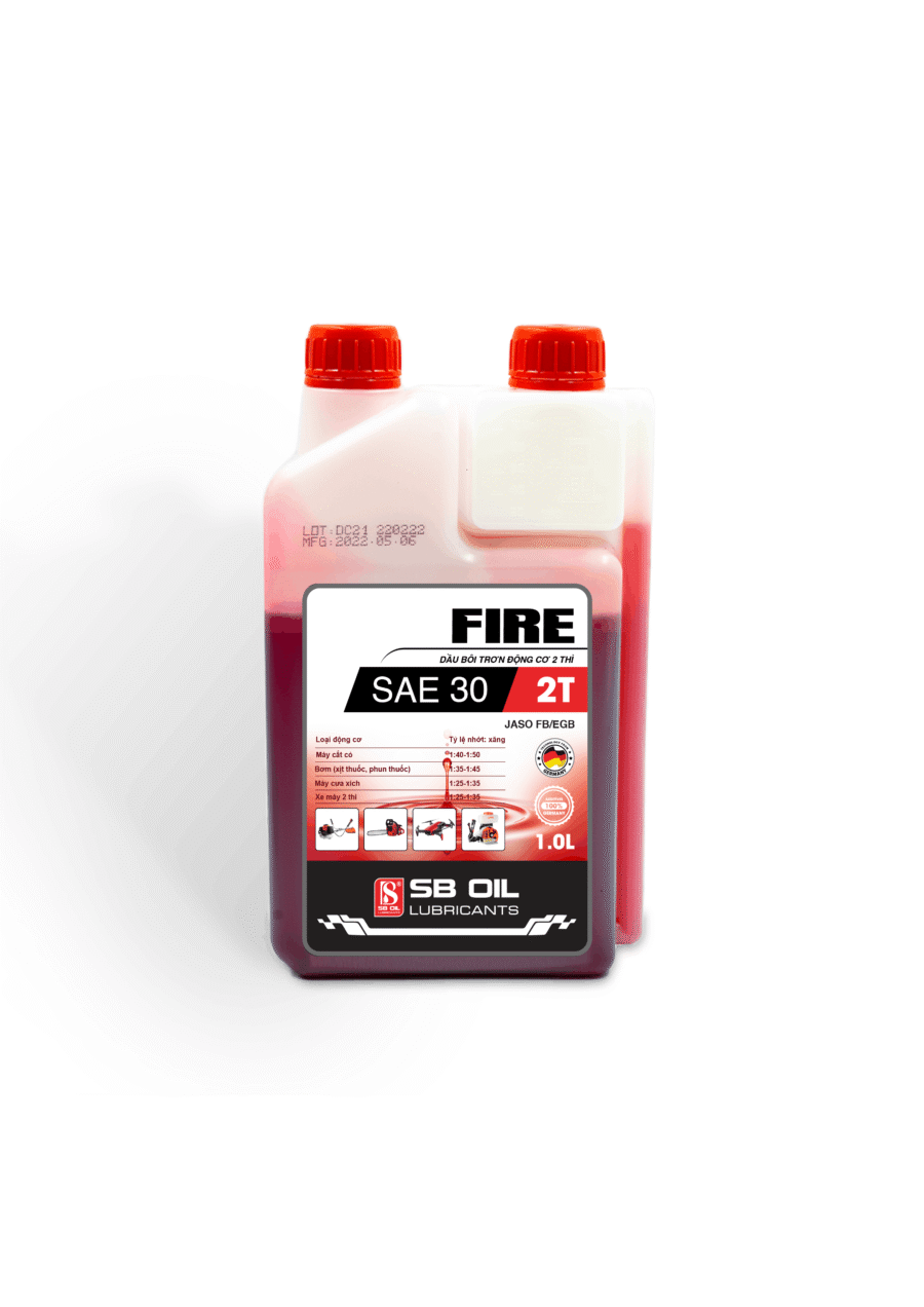 FIRE SAE 30 JASO FB/EGB RED